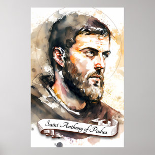 Poster Saint Antoine de Padoue