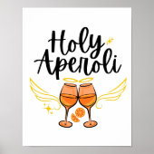 Poster Saint Aperoli Drôle Tendance Aperol Spritz Déclara (Devant)