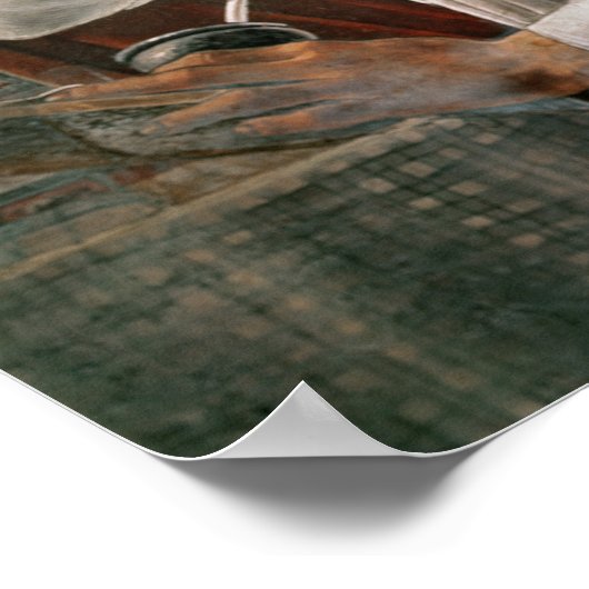 Poster Saint Augustin dans sa cellule, vers 1480 (Coin)