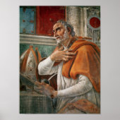 Poster Saint Augustin dans sa cellule, vers 1480 (Devant)