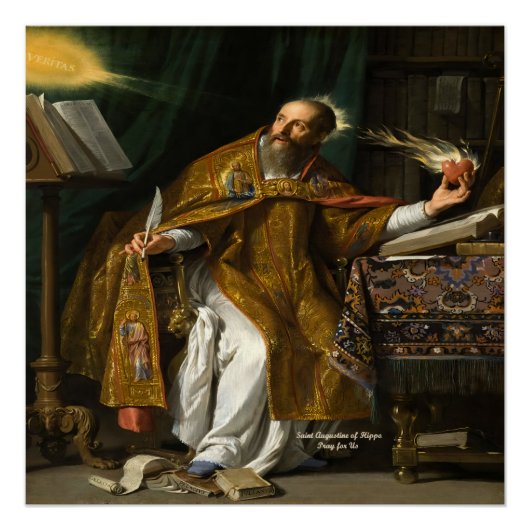 Poster Saint Augustin d'Hippone (Devant)