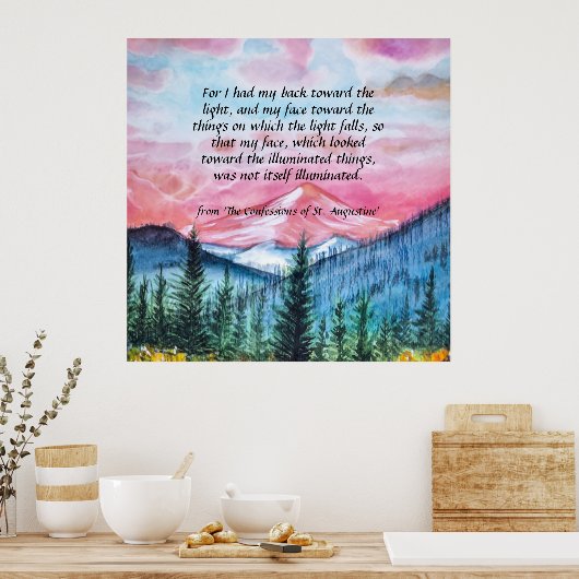 Poster Saint Augustine (Cuisine)