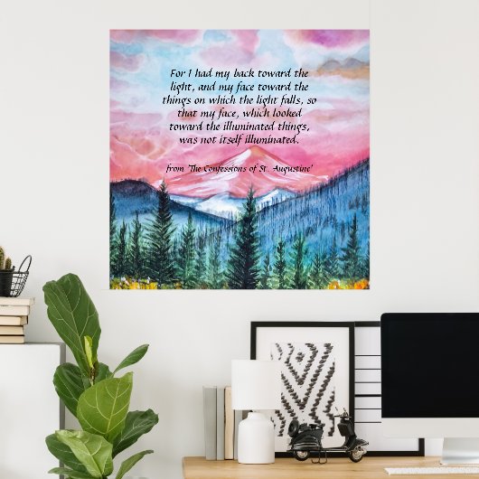 Poster Saint Augustine (Bureau à domicile)