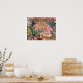 Poster saint augustine florida voyage art antique (Cuisine)