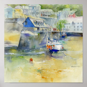 Poster Saint Austell les Cornouailles de Mevagissey