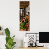 Poster Saint Barbara (de Werl Altarpiece, 1438) (Bureau à domicile)