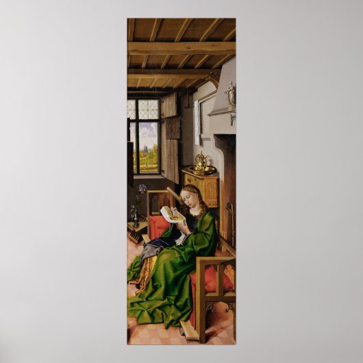 Poster Saint Barbara (de Werl Altarpiece, 1438) (Devant)