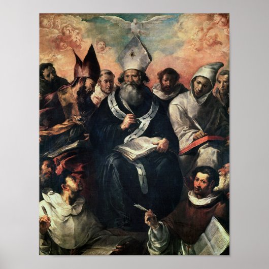 Poster Saint Basile dicte sa doctrine (Devant)