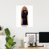 Poster Saint Benoît De Nursia Par Andrea Mantegna (Bureau à domicile)