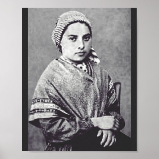Poster Saint Bernadette Soubirous (Devant)