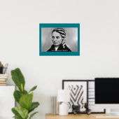 Poster Saint Bernadette Soubirous (Bureau à domicile)
