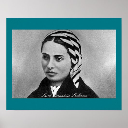 Poster Saint Bernadette Soubirous (Devant)