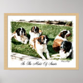 Poster Saint Bernard Art (Devant)