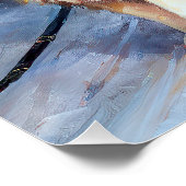 Poster Saint Bernard Christmas Festive (Coin)