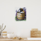Poster Saint Bernard Dog (Cuisine)