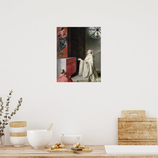 Poster Saint Bernard et la Vierge (Cuisine)