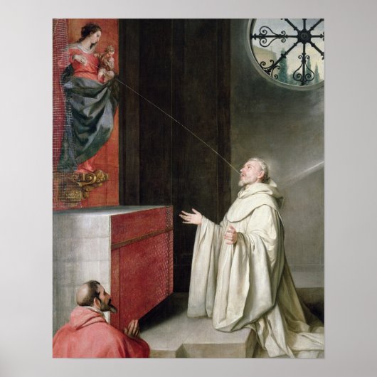 Poster Saint Bernard et la Vierge (Devant)