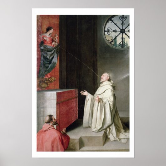 Poster Saint Bernard et la Vierge (Devant)