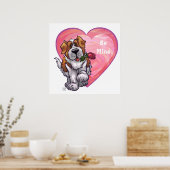 Poster Saint-Bernard Valentin (Cuisine)