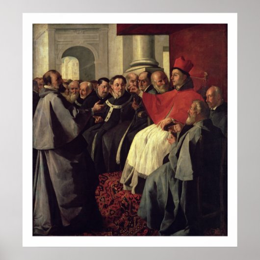 Poster Saint Bonaventure (1221-74) au Concile de Lyon (Devant)