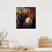 Poster Saint Bonaventure (1221-74) au Concile de Lyon (Cuisine)