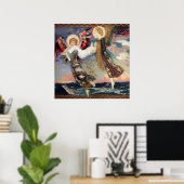 Poster "Saint Bride" Angel Art de John Duncan (Bureau à domicile)