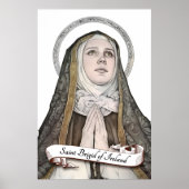 Poster Saint Brigid d'Irlande (Devant)