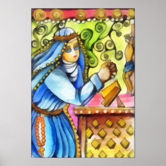 Poster Saint-Catherine de Sienne (Devant)