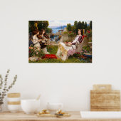 Poster Saint Cecilia by John William Waterhouse (Cuisine)