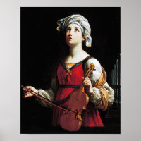 Saint Cecilia (St. Cecilia), Guido Reni
