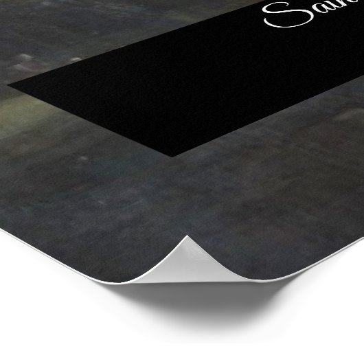 Poster Saint Christopher avec Christ bébé (Coin)