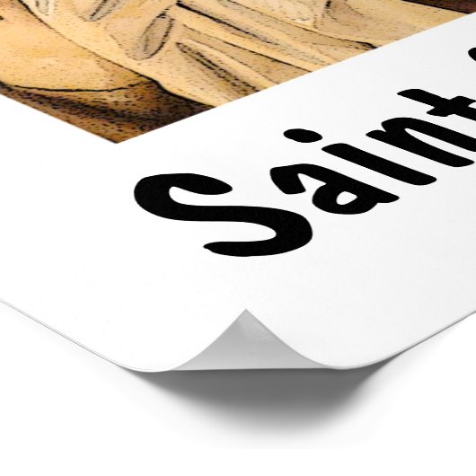 Poster Saint Clare d'Assise (Coin)