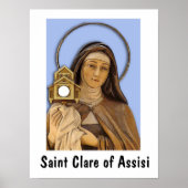 Poster Saint Clare d'Assise (Devant)
