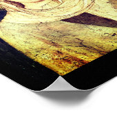 Poster Saint Clare d'Assise par Simone Martini (Coin)