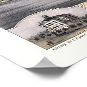 Poster Saint Cloud, MN Carte panoramique - 1869 (Coin)