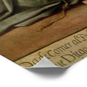 Poster Saint Diego d'Alcala donnant de la nourriture aux  (Coin)