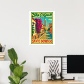 Poster saint-domingue (Bureau à domicile)
