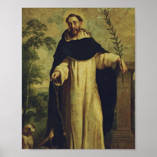 Poster Saint Dominic de Guzman (Devant)