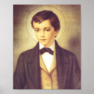 Poster Saint Dominic Savio étudiant de John Bosco