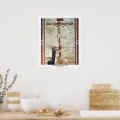 Poster Saint Dominique À La Croix Du Christ Par Angelico (Cuisine)
