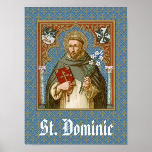 Poster Saint Dominique de Guzman (BK 011)