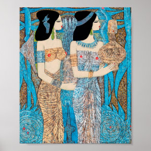 Poster Saint Eau Chen Yongle Orientale femmes filles