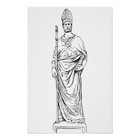 Poster Saint Eloi Confesseur et Évêque (Devant)