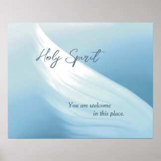 Poster Saint-Esprit Vous Êtes Bienvenue Toile Imprimer