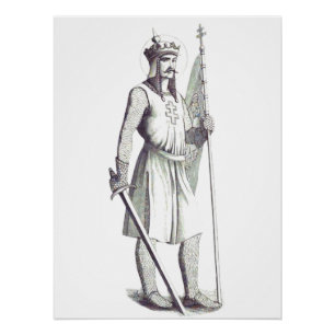 Poster Saint Étienne roi de Hongrie