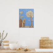 Poster Saint Francis preaching to the birds CC1165 (Cuisine)