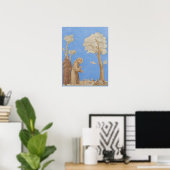 Poster Saint Francis preaching to the birds CC1165 (Bureau à domicile)