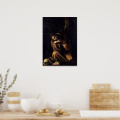 Poster Saint François dans la méditation (Cuisine)