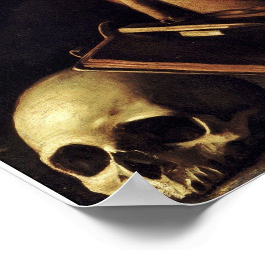 Poster Saint François dans la méditation (Coin)