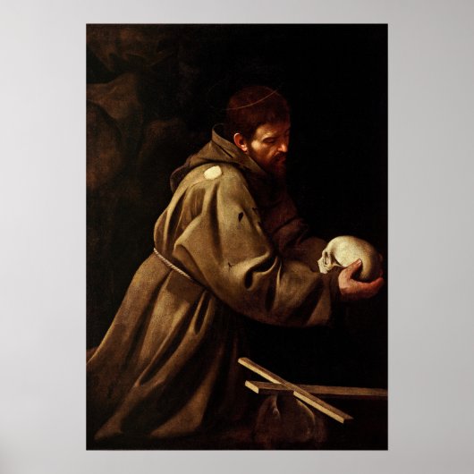 Poster Saint François dans la prière (Devant)